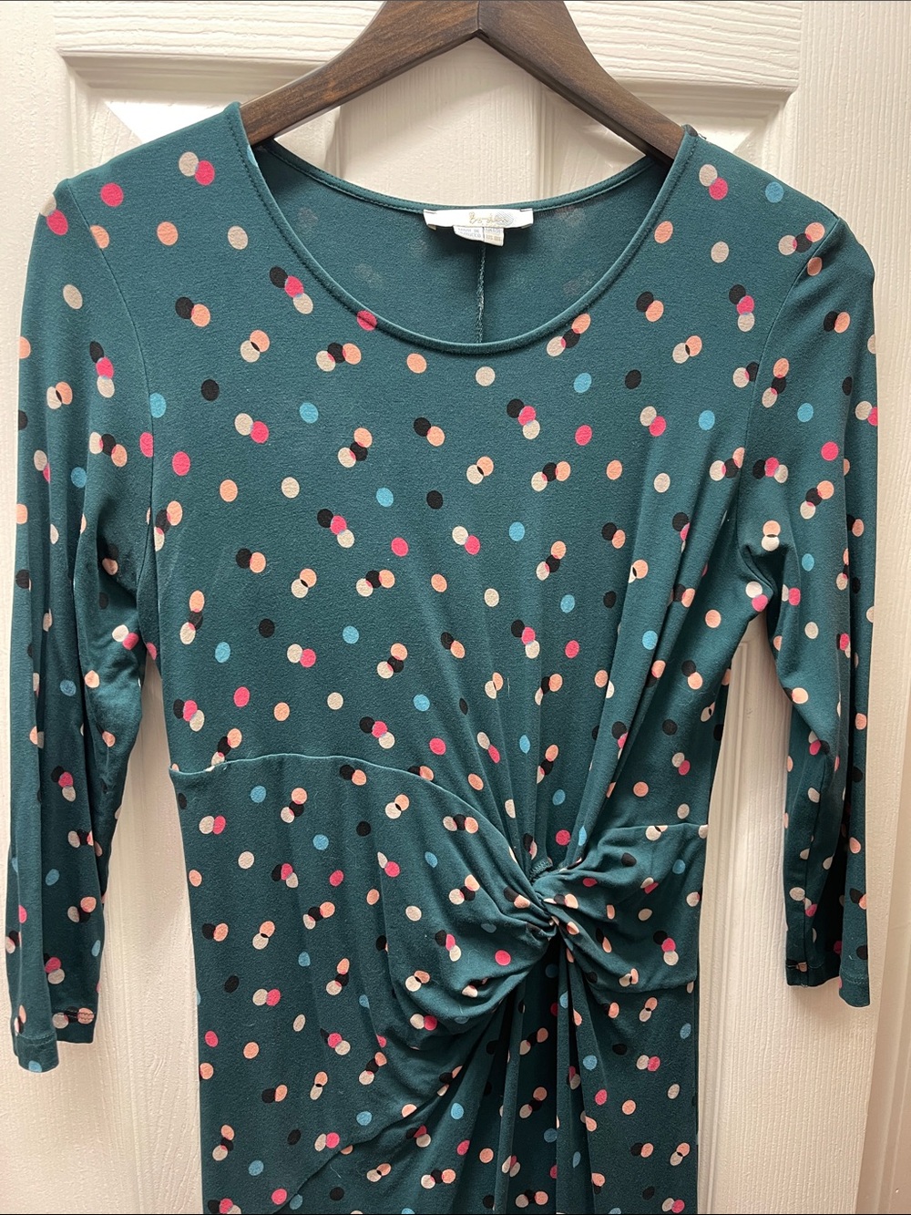 Boden twist front knee length dress